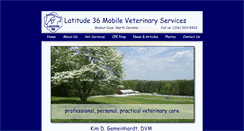 Desktop Screenshot of lat36vet.com