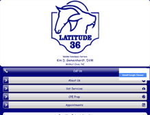 Tablet Screenshot of lat36vet.com